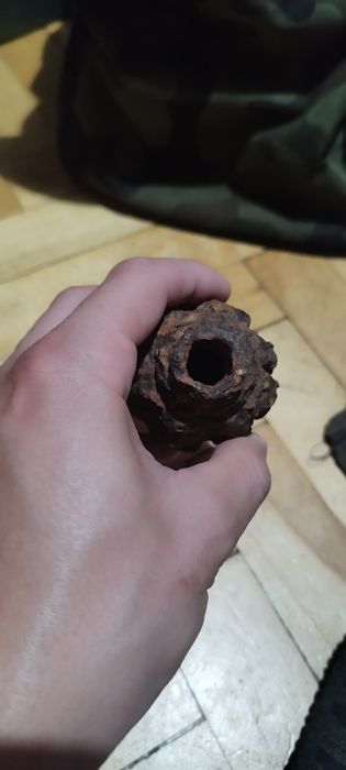 II wojenna skorupa granat f-1 rosyjski DEKO