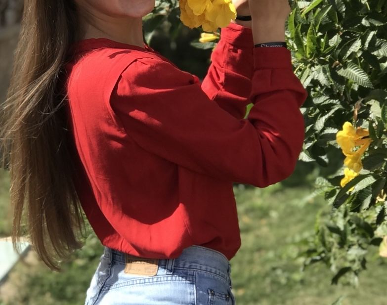 Червона сорочка / блуза Mango S