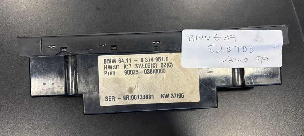 comando de Sofagem BMW e39 525 TDS 99
