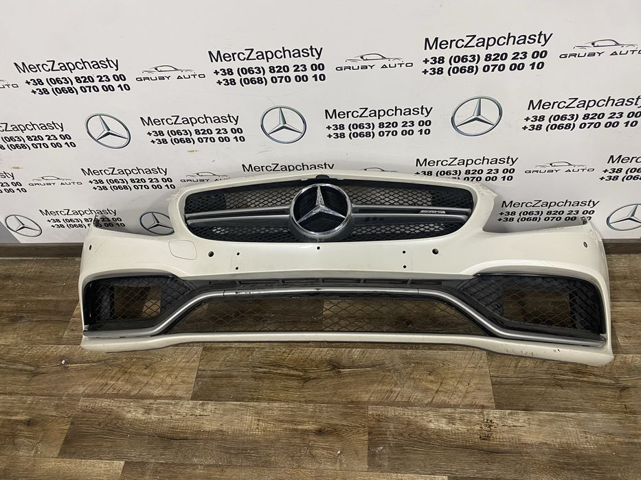 Mercedes w 205 AMG c-клас  63 s бампер передній