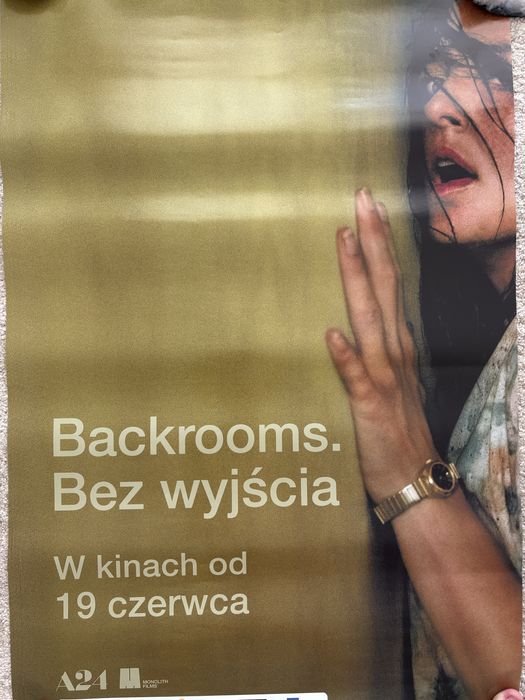 Oryginalny plakat kinowy backrooms