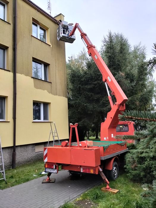 Podnośnik koszowy zwyżka wycinka 100 zł