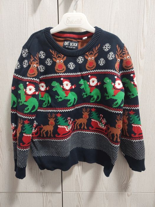 Sweter świąteczny r.116