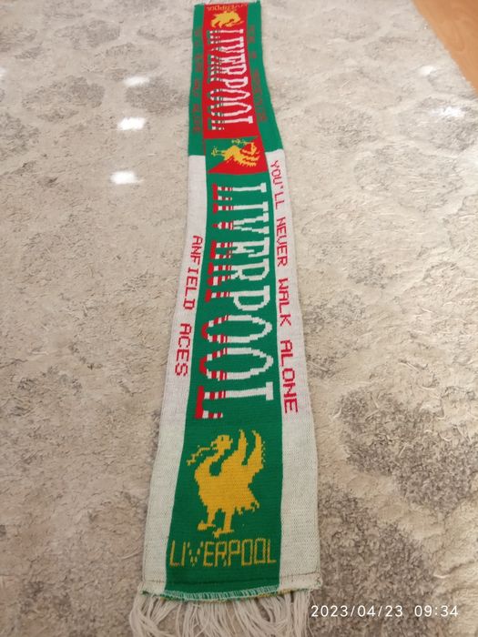 Szalik Liverpool FC oldschool retro dwustronny unikat vintage