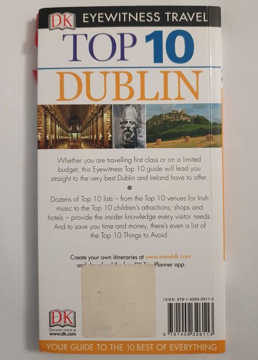Guia Livro de Viagem TOP10 - DUBLIN - Inglês