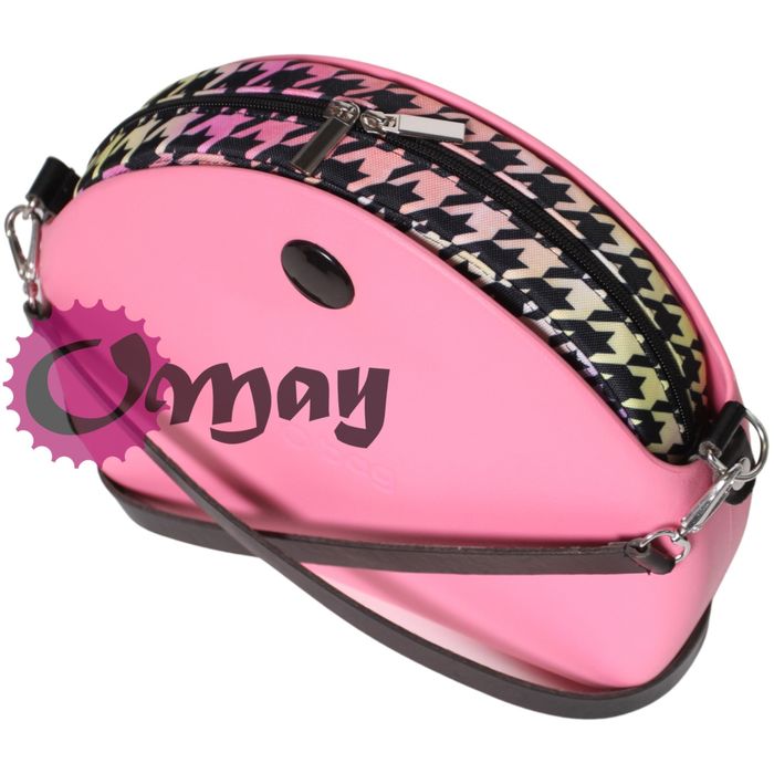 Elegancki organizer OBAG MOON LIGHT pepitka tęczowa wkład OMAY