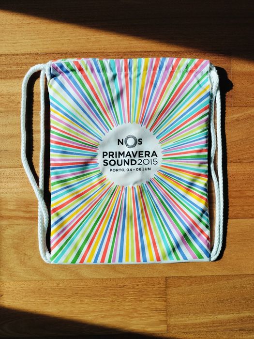Saco-mochila com toalha picnic NOS Primavera Sound 2015