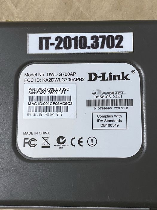 Роутер D-Link DWL-G700AP