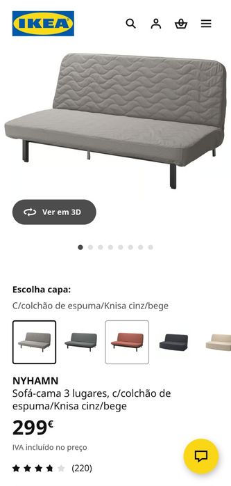Cama ikea (sofá-cama)