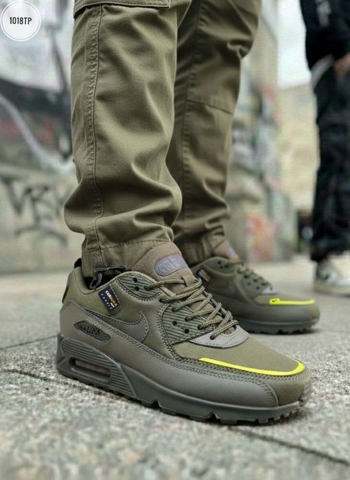 Кросівки осінні Nike Air Max 90 Surplus Cordura Khaki premium | Кроссовки Найк чоловічі