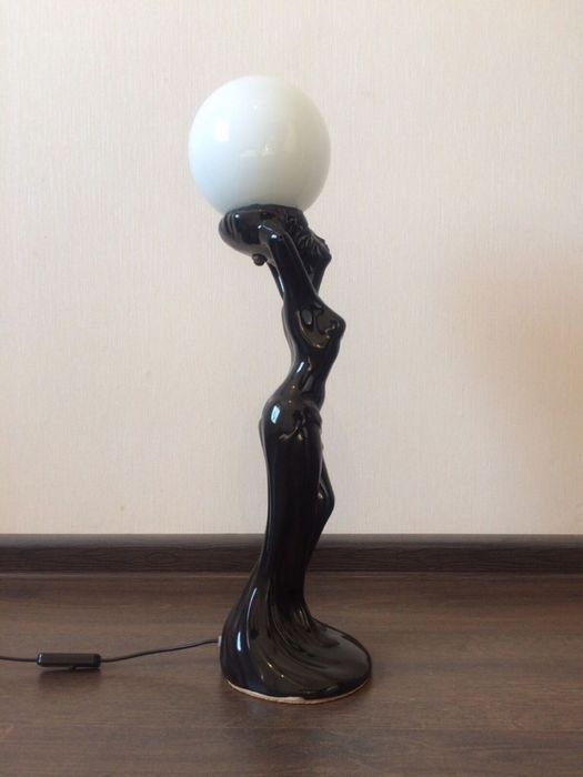 Настольная лампа. Декоративный светильник / торшер Афина