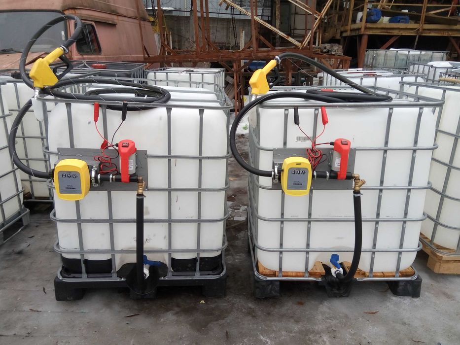 Еврокуб куб колба бочка емкость 1000л НОВЫЙ мини заправка