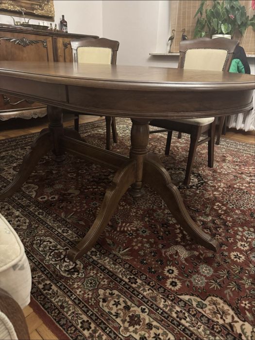 Drewniany dębowy stół 100x170cm