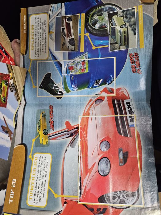 Caderneta completa Maxi Tuning com Poster Central mt boas condições