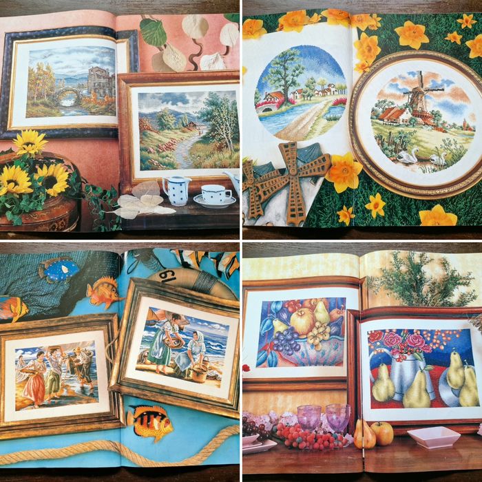 2 Revistas de Quadros em Ponto Cruz da Creactiones Artime em Espanhol