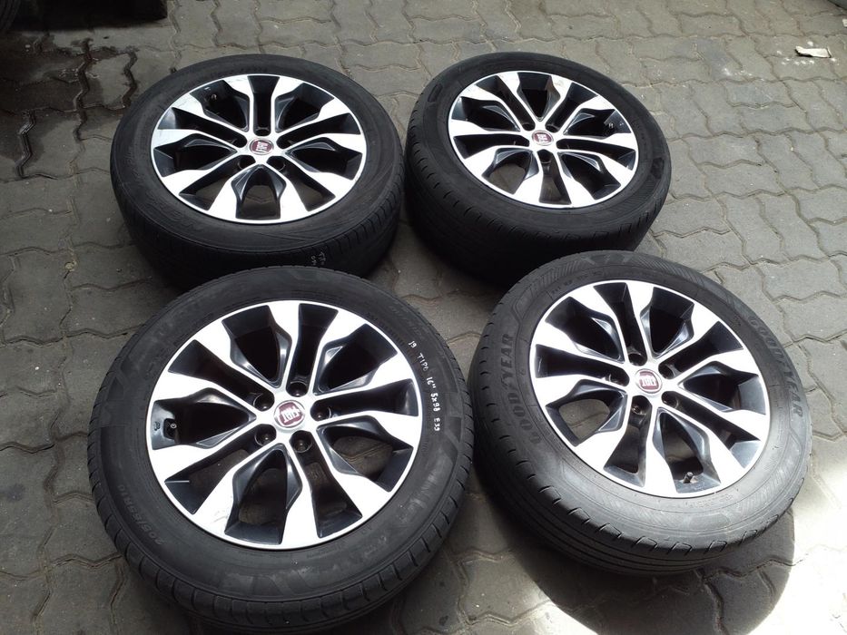 Jantes Fiat R16 Com Pneus 205/55 Furação 5X98
