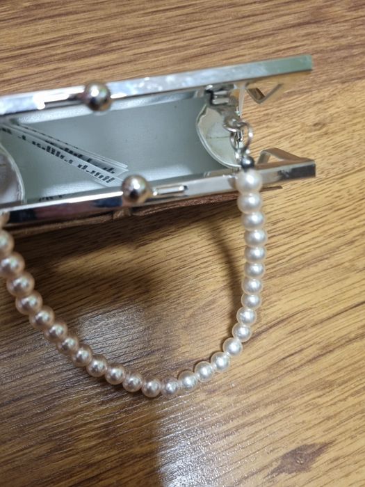 Torebka dziewczeca Monsoon brokatowa  elegancka  motyl