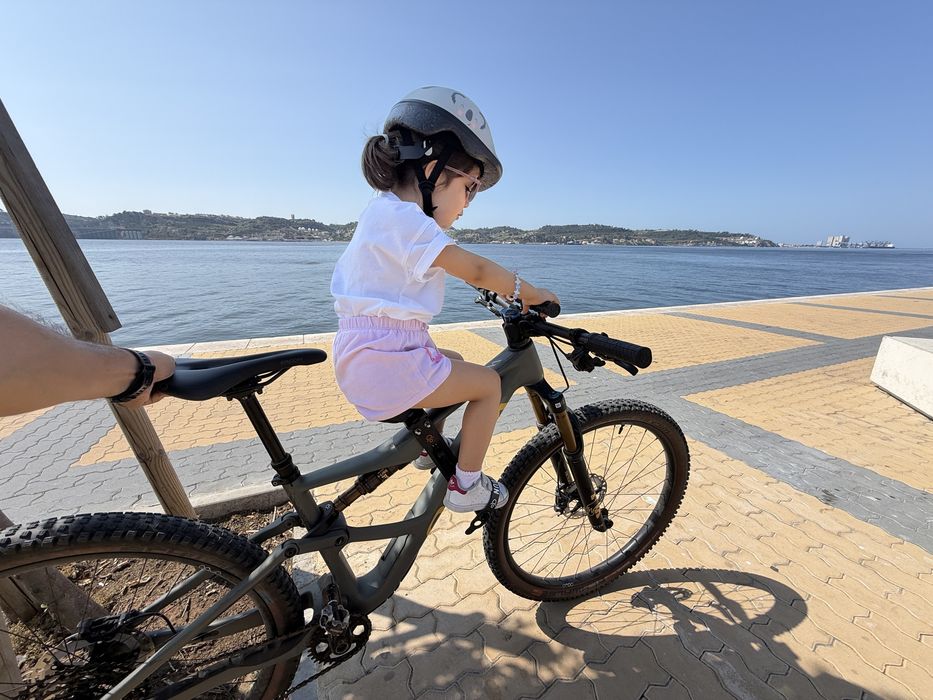 Kit para crianças de bicicleta Kids ride Shotgun (cadeirinha)