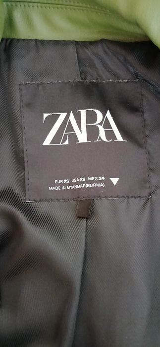 Blazer pele sintética, Zara