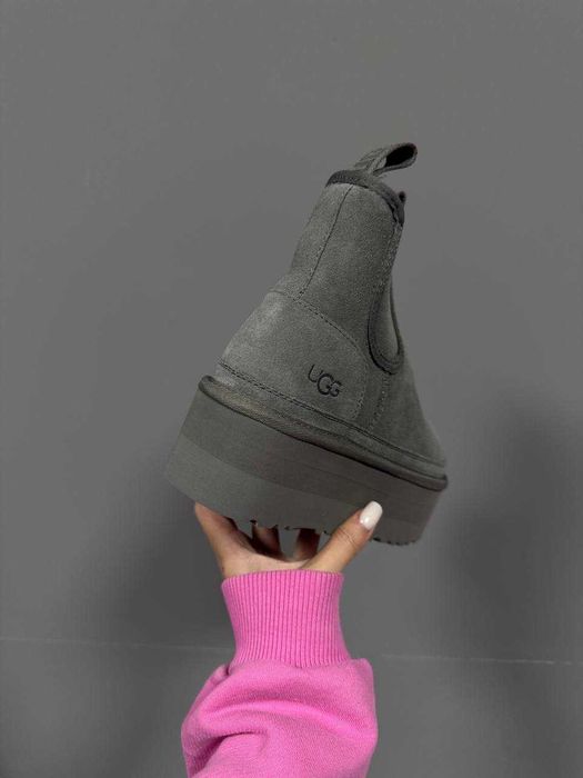 Уггі UGG Chelsea MINI PLATFORM GREY premium (36-41)