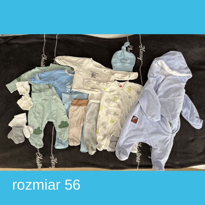 Ubranka dla noworodka chłopca, rozmiar 56
