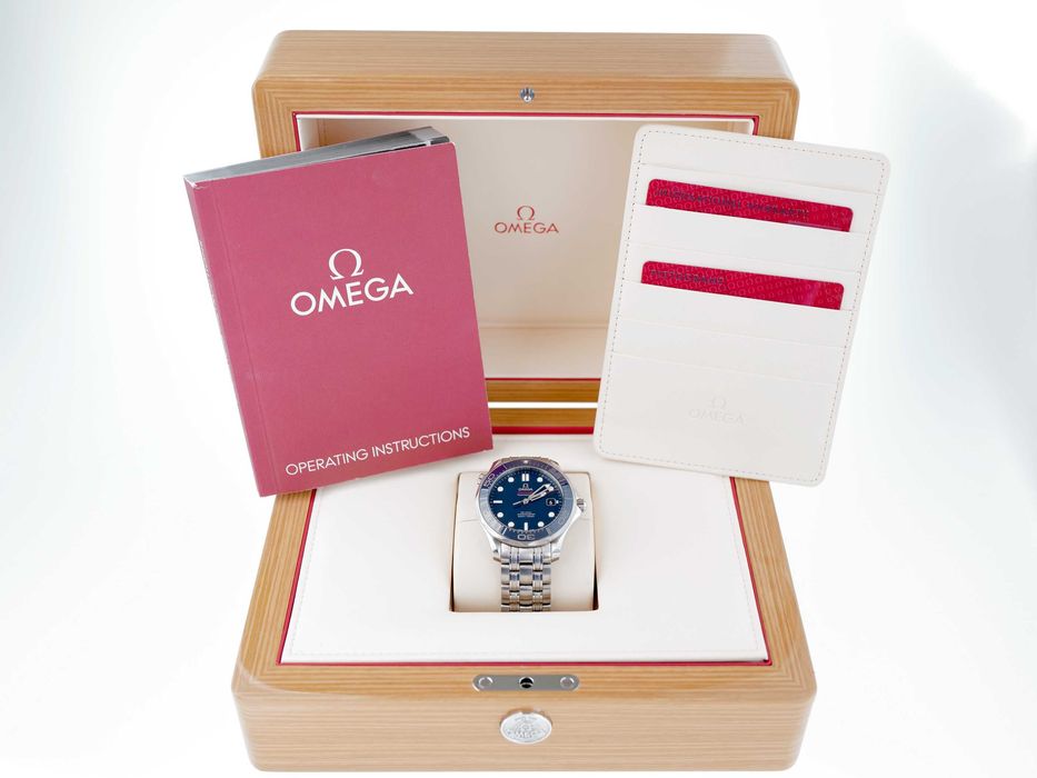 Omega Seamaster Diver 300m Co‑Axial 41mm Blue Ceramic