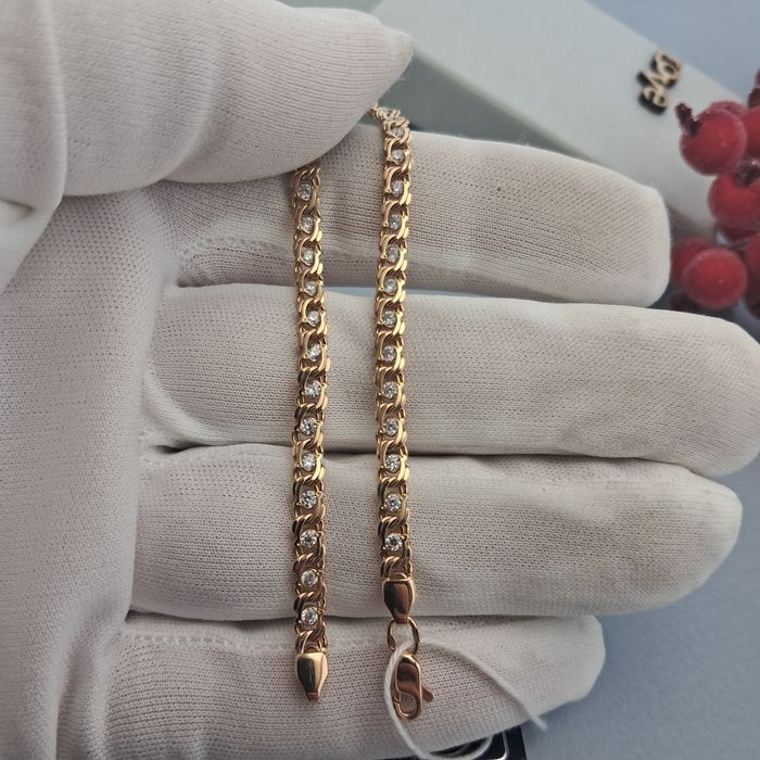 Золотий браслет 5,98 гр  19 см Золотой браслет Золото 585 пр