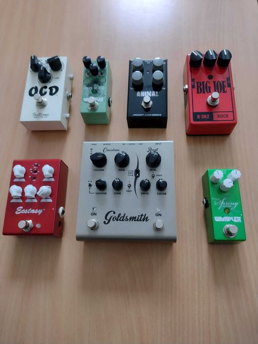 Гітарні педалі Overdrive та Distortion. Ціни в описі.