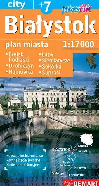 Białystok. Plan miasta w skali 1:17 000. Demart. Nowy Produkt
