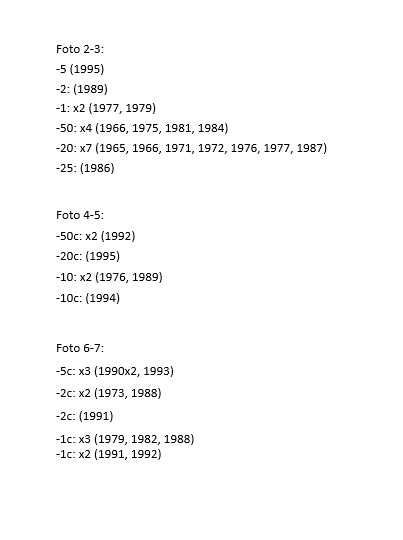 Lote de 33 Moedas - South Africa (1965/1995)