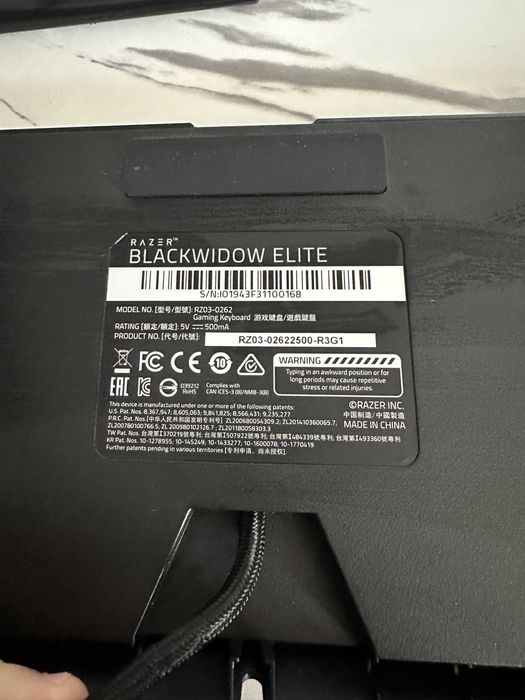 Klawiatura i mysz razer