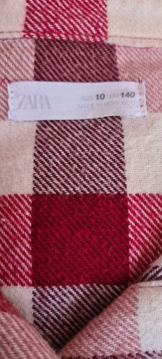 Camisa xadrez 10 anos