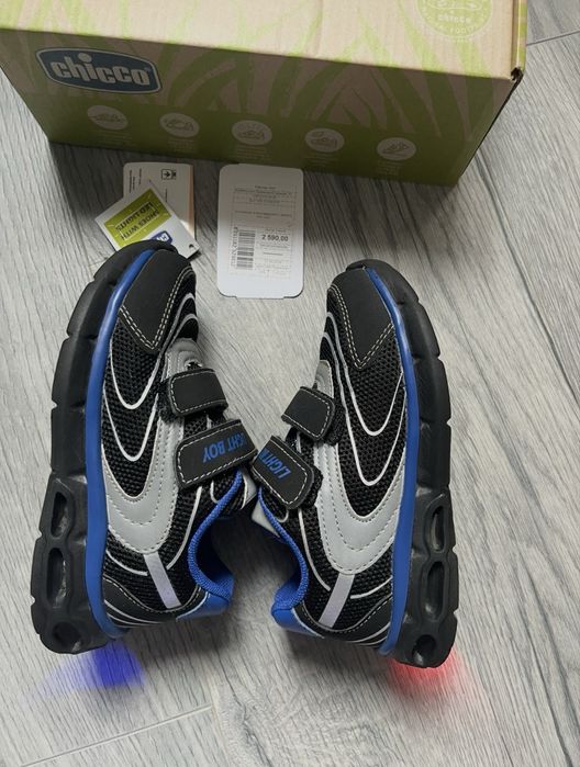 Дитячі кросівки Chicco Light Candis Black, розмір 28 (устілка 28).