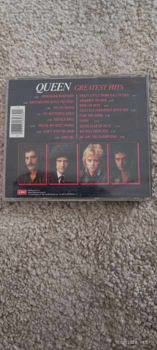 Queen Greatest Hits CD sem capa livro