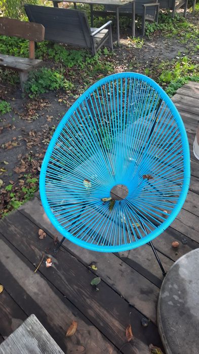 Krzesło żyłkowe kolorowe