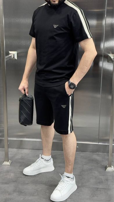 BARBERRY футболка шорты комплект костюм мужской летний louis vuitton