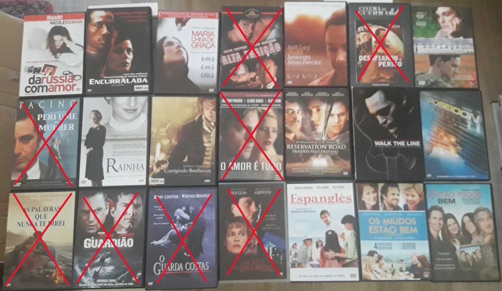 DVD's - Vários - como novos