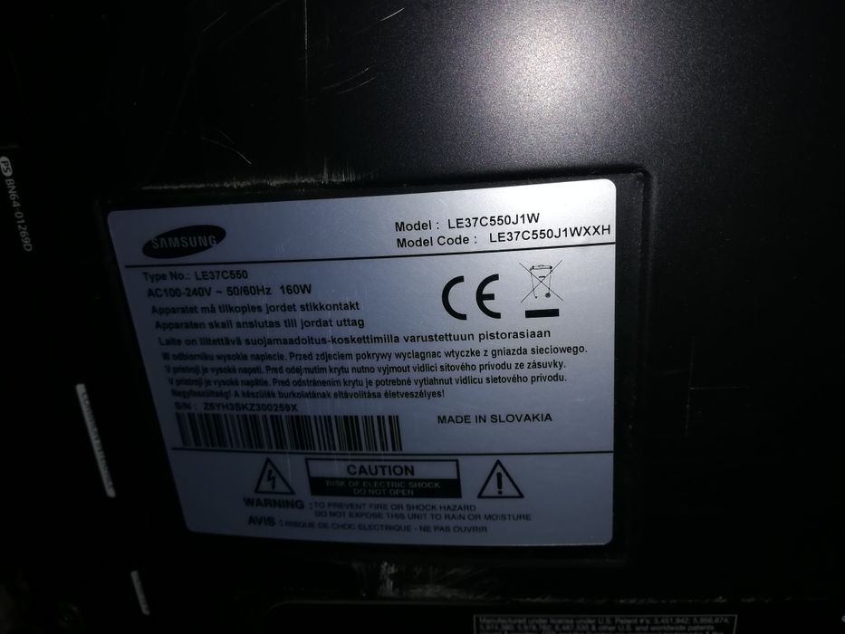 Tv Samsung 37cali z pilotem