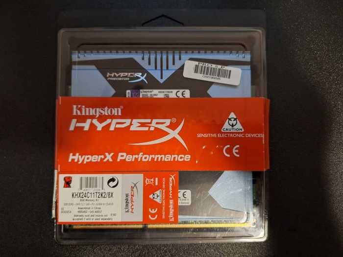 Kingston HyperX Predator 8GB 2x4GB DDR3 2400MHz CL11 KHX24C11T2K2/8X