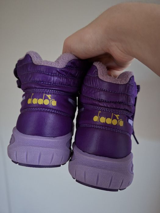 Diadora śniegowce fioletowe oryginalne unikat