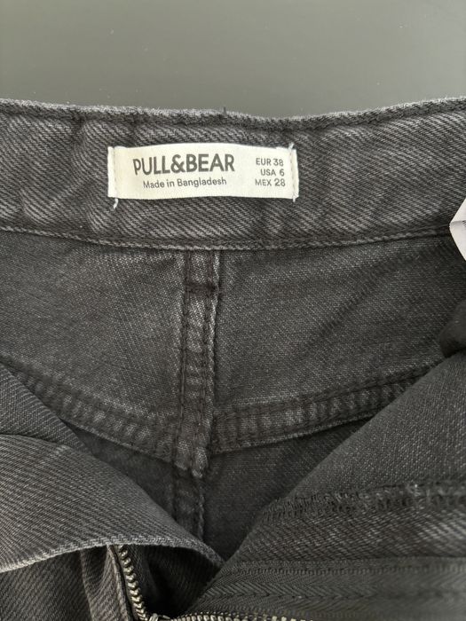 Calção de ganga preto