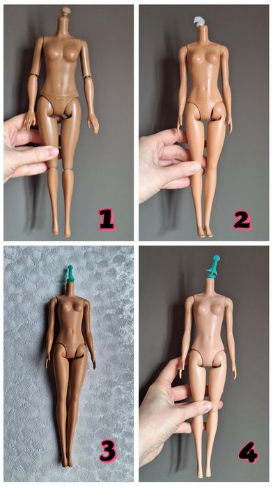Лялькові тіла та голови Барбі, оригінал Mattel, Barbie гібридизація