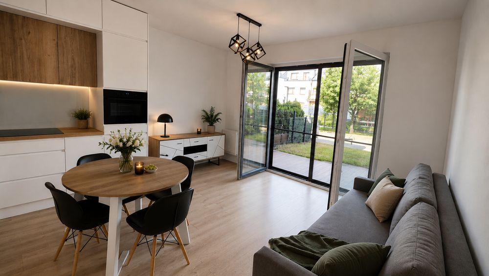 3 pokoje+ ogródek 20 m²/ taras/duży garaż podziemny/komórka 6 m²/ Maślice - Widok 2