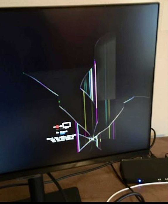 Uszkodzony Monitor Samsung ViewFinity S6 24" na CZĘŚCI