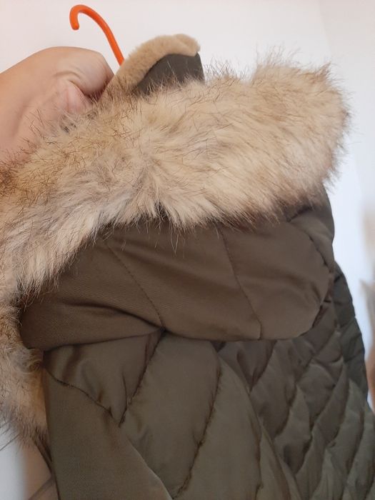 Vendo kispo/Casaco da ZARA, verde caqui, XL, COMO NOVO