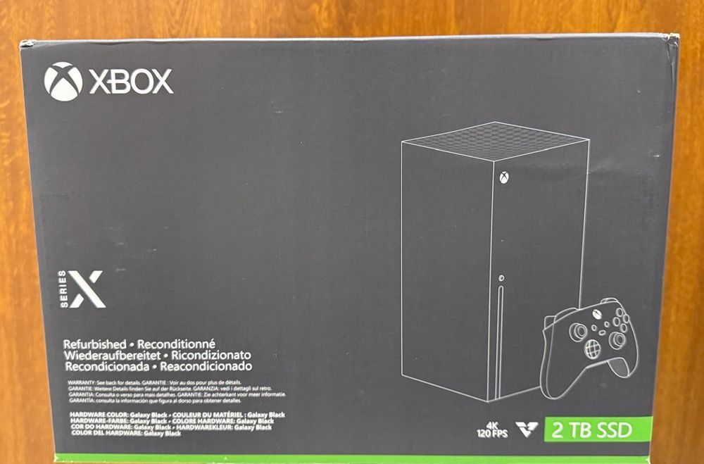 Xbox Series X 2 TB Galaxy Black Special Edition - (odnowiony) + GRA !