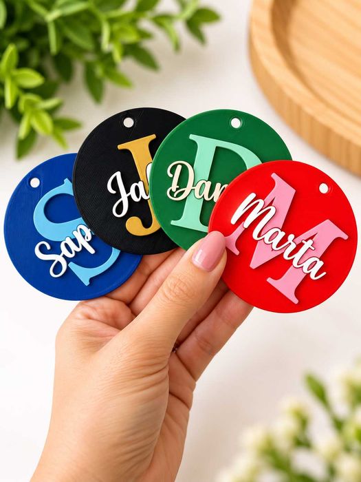 Chaveiros personalizados em impressão 3D