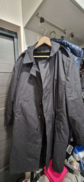 Пальто-плащ мужское новое 54-56 размер с подстежкой мех