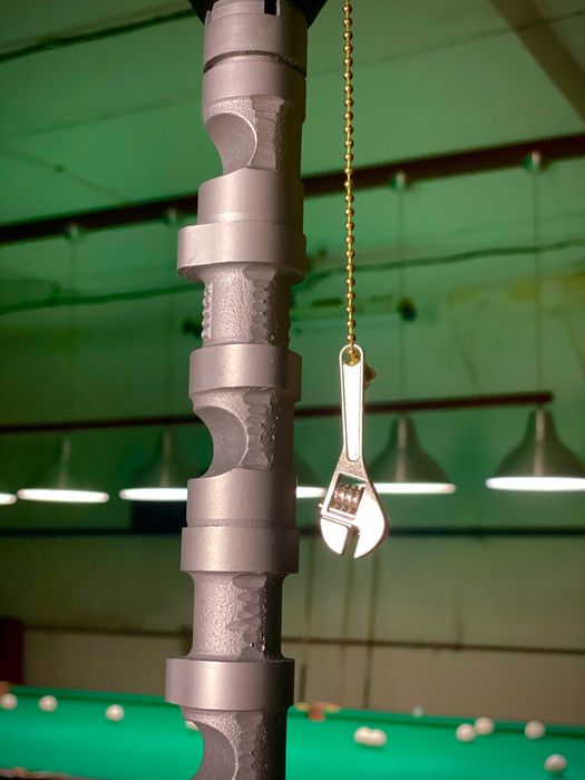 Кастомний Loft лофт світильник з автозапчастини лампа один екземпляр