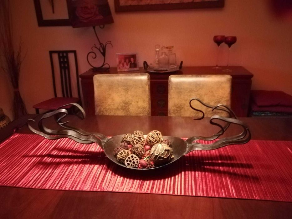 Centro de mesa metálico